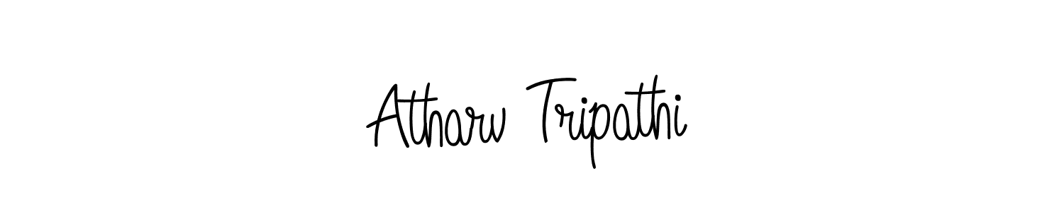 Make a short Atharv Tripathi signature style. Manage your documents anywhere anytime using Angelique-Rose-font-FFP. Create and add eSignatures, submit forms, share and send files easily. Atharv Tripathi signature style 5 images and pictures png