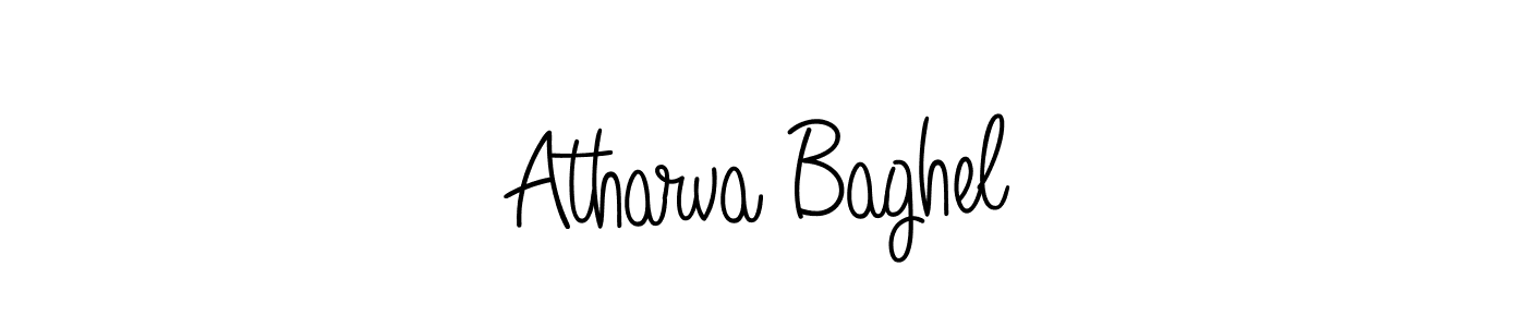 How to Draw Atharva Baghel signature style? Angelique-Rose-font-FFP is a latest design signature styles for name Atharva Baghel. Atharva Baghel signature style 5 images and pictures png