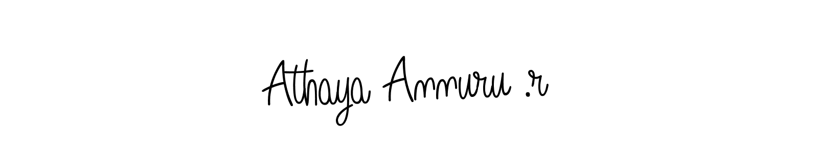 Also You can easily find your signature by using the search form. We will create Athaya Annuru .r name handwritten signature images for you free of cost using Angelique-Rose-font-FFP sign style. Athaya Annuru .r signature style 5 images and pictures png