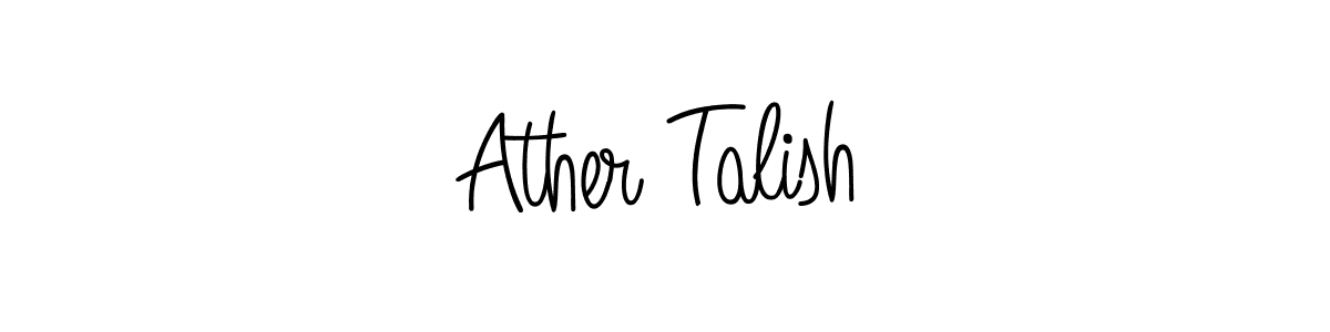 This is the best signature style for the Ather Talish name. Also you like these signature font (Angelique-Rose-font-FFP). Mix name signature. Ather Talish signature style 5 images and pictures png
