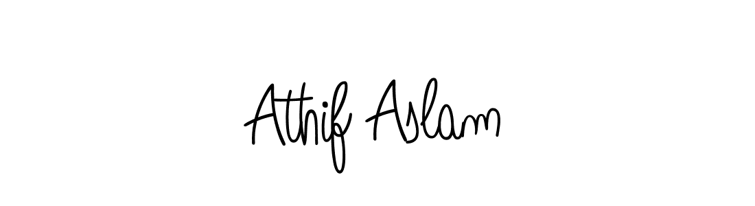 Design your own signature with our free online signature maker. With this signature software, you can create a handwritten (Angelique-Rose-font-FFP) signature for name Athif Aslam. Athif Aslam signature style 5 images and pictures png