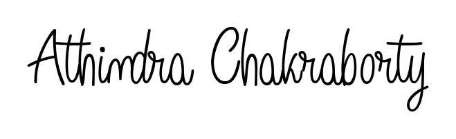 Stand out with a creative autograph for Athindra Chakraborty. The Angelique-Rose-font-FFP styling blends modern aesthetics with classic signature flourishes. Athindra Chakraborty signature style 5 images and pictures png