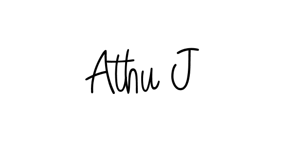 It looks lik you need a new signature style for name Athu J. Design unique handwritten (Angelique-Rose-font-FFP) signature with our free signature maker in just a few clicks. Athu J signature style 5 images and pictures png