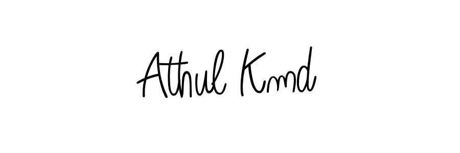 How to Draw Athul Kmd signature style? Angelique-Rose-font-FFP is a latest design signature styles for name Athul Kmd. Athul Kmd signature style 5 images and pictures png