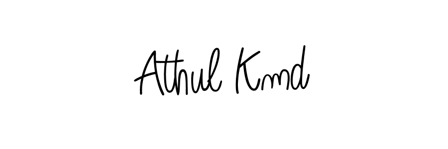 Make a beautiful signature design for name Athul Kmd. Use this online signature maker to create a handwritten signature for free. Athul Kmd signature style 5 images and pictures png