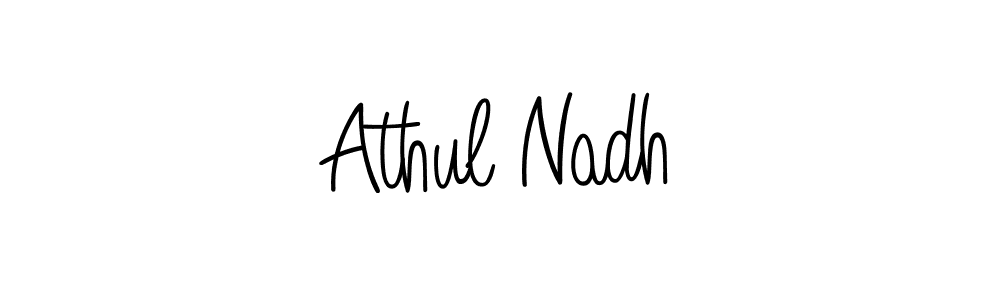 if you are searching for the best signature style for your name Athul Nadh. so please give up your signature search. here we have designed multiple signature styles  using Angelique-Rose-font-FFP. Athul Nadh signature style 5 images and pictures png