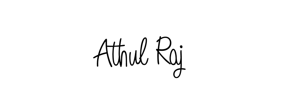 Make a beautiful signature design for name Athul Raj. With this signature (Angelique-Rose-font-FFP) style, you can create a handwritten signature for free. Athul Raj signature style 5 images and pictures png