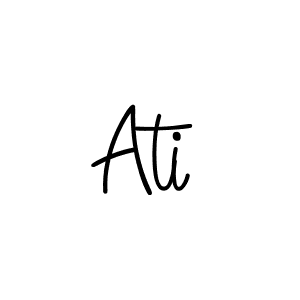 Make a beautiful signature design for name Ati. Use this online signature maker to create a handwritten signature for free. Ati signature style 5 images and pictures png