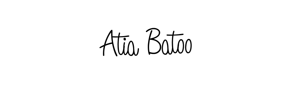 How to Draw Atia Batoo signature style? Angelique-Rose-font-FFP is a latest design signature styles for name Atia Batoo. Atia Batoo signature style 5 images and pictures png