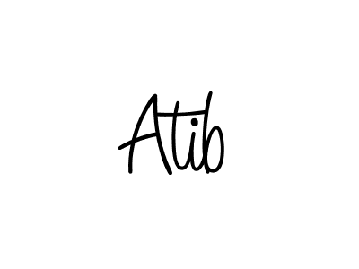 Make a beautiful signature design for name Atib. Use this online signature maker to create a handwritten signature for free. Atib signature style 5 images and pictures png