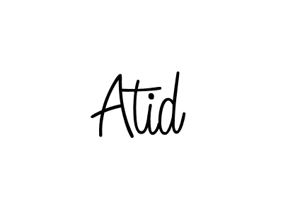 How to Draw Atid signature style? Angelique-Rose-font-FFP is a latest design signature styles for name Atid. Atid signature style 5 images and pictures png
