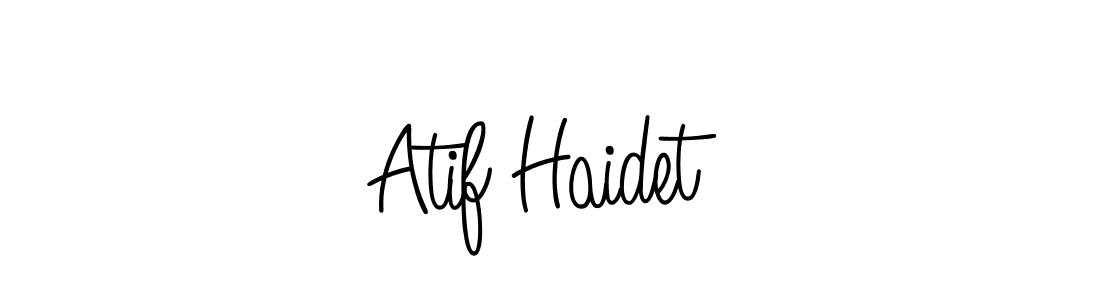 if you are searching for the best signature style for your name Atif Haidet. so please give up your signature search. here we have designed multiple signature styles  using Angelique-Rose-font-FFP. Atif Haidet signature style 5 images and pictures png