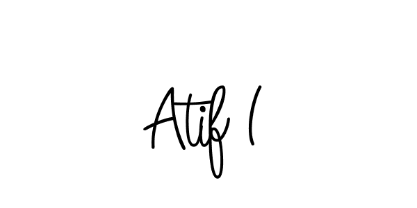 You should practise on your own different ways (Angelique-Rose-font-FFP) to write your name (Atif I) in signature. don't let someone else do it for you. Atif I signature style 5 images and pictures png