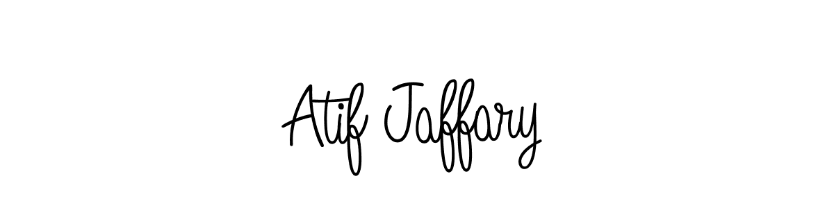 How to make Atif Jaffary signature? Angelique-Rose-font-FFP is a professional autograph style. Create handwritten signature for Atif Jaffary name. Atif Jaffary signature style 5 images and pictures png