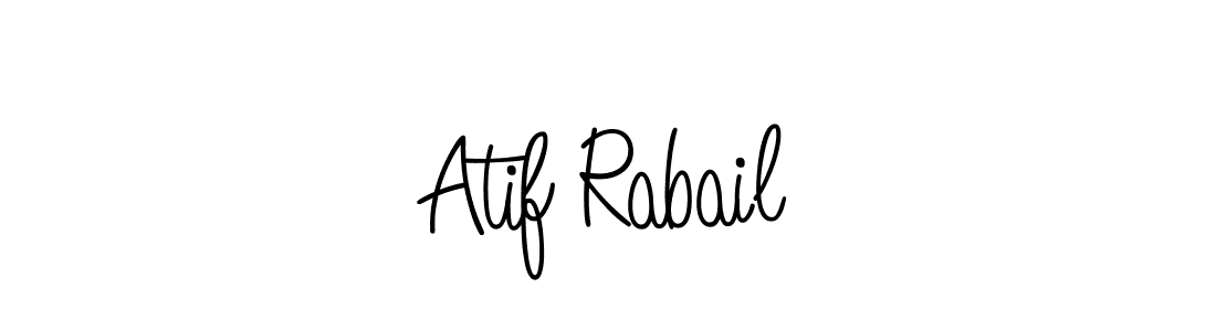 Angelique-Rose-font-FFP is a professional signature style that is perfect for those who want to add a touch of class to their signature. It is also a great choice for those who want to make their signature more unique. Get Atif Rabail name to fancy signature for free. Atif Rabail signature style 5 images and pictures png