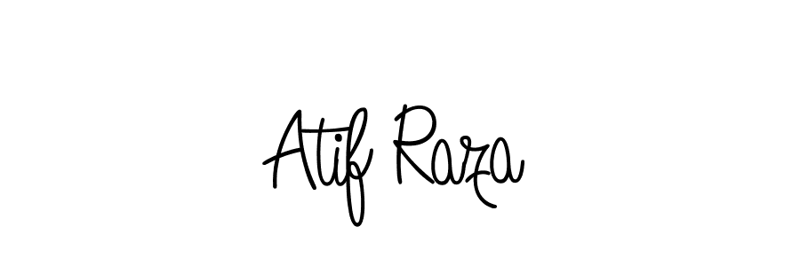 Design your own signature with our free online signature maker. With this signature software, you can create a handwritten (Angelique-Rose-font-FFP) signature for name Atif Raza. Atif Raza signature style 5 images and pictures png