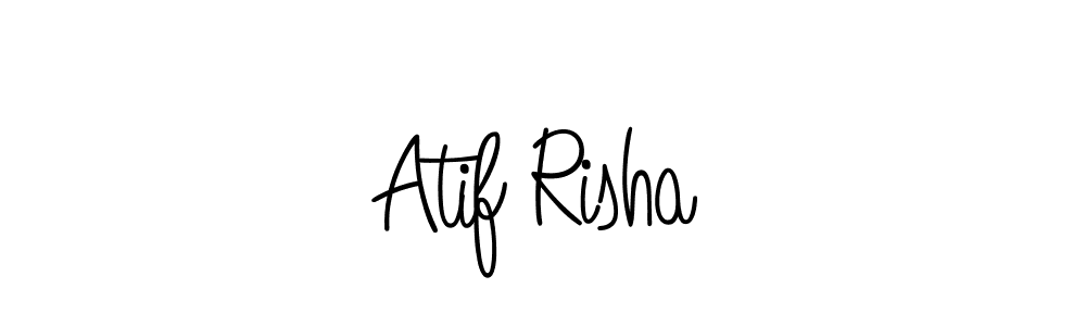 Design your own signature with our free online signature maker. With this signature software, you can create a handwritten (Angelique-Rose-font-FFP) signature for name Atif Risha. Atif Risha signature style 5 images and pictures png