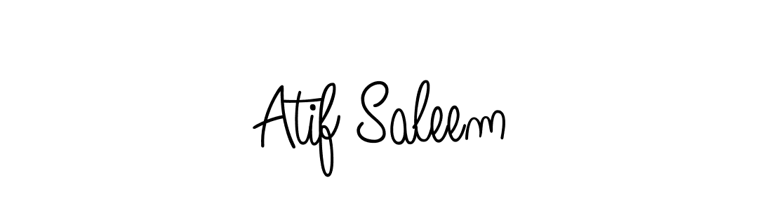 Create a beautiful signature design for name Atif Saleem. With this signature (Angelique-Rose-font-FFP) fonts, you can make a handwritten signature for free. Atif Saleem signature style 5 images and pictures png