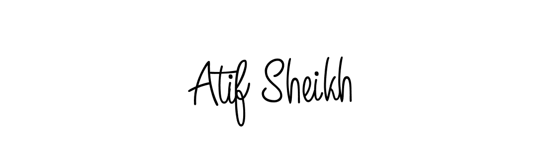 Angelique-Rose-font-FFP is a professional signature style that is perfect for those who want to add a touch of class to their signature. It is also a great choice for those who want to make their signature more unique. Get Atif Sheikh name to fancy signature for free. Atif Sheikh signature style 5 images and pictures png