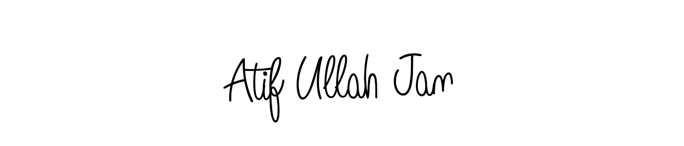 Make a short Atif Ullah Jan signature style. Manage your documents anywhere anytime using Angelique-Rose-font-FFP. Create and add eSignatures, submit forms, share and send files easily. Atif Ullah Jan signature style 5 images and pictures png