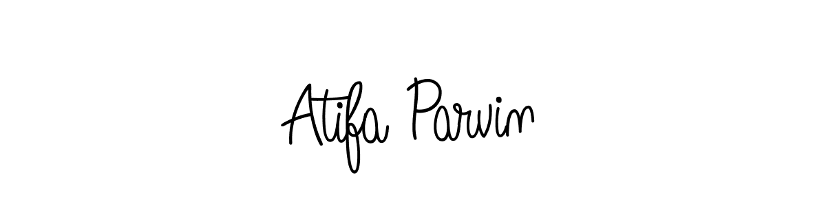 How to Draw Atifa Parvin signature style? Angelique-Rose-font-FFP is a latest design signature styles for name Atifa Parvin. Atifa Parvin signature style 5 images and pictures png