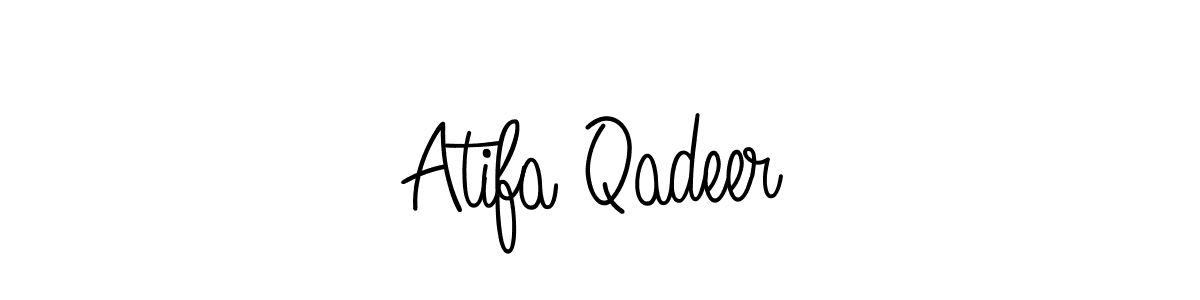 See photos of Atifa Qadeer official signature by Spectra . Check more albums & portfolios. Read reviews & check more about Angelique-Rose-font-FFP font. Atifa Qadeer signature style 5 images and pictures png