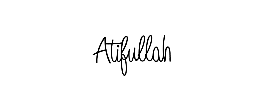 Create a beautiful signature design for name Atifullah. With this signature (Angelique-Rose-font-FFP) fonts, you can make a handwritten signature for free. Atifullah signature style 5 images and pictures png