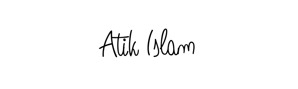 if you are searching for the best signature style for your name Atik Islam. so please give up your signature search. here we have designed multiple signature styles  using Angelique-Rose-font-FFP. Atik Islam signature style 5 images and pictures png