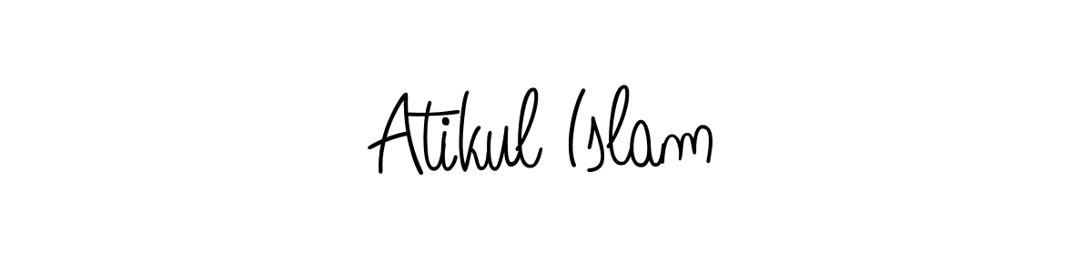 Once you've used our free online signature maker to create your best signature Angelique-Rose-font-FFP style, it's time to enjoy all of the benefits that Atikul Islam name signing documents. Atikul Islam signature style 5 images and pictures png