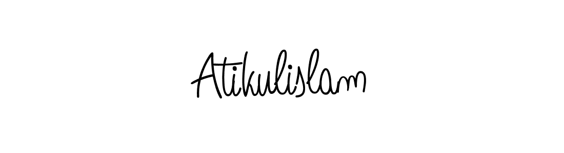 The best way (Angelique-Rose-font-FFP) to make a short signature is to pick only two or three words in your name. The name Atikulislam include a total of six letters. For converting this name. Atikulislam signature style 5 images and pictures png