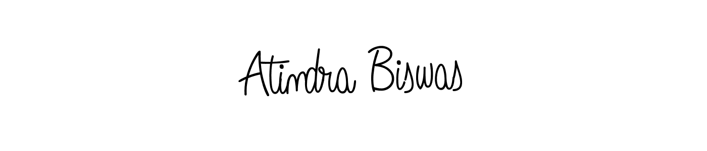 How to make Atindra Biswas name signature. Use Angelique-Rose-font-FFP style for creating short signs online. This is the latest handwritten sign. Atindra Biswas signature style 5 images and pictures png
