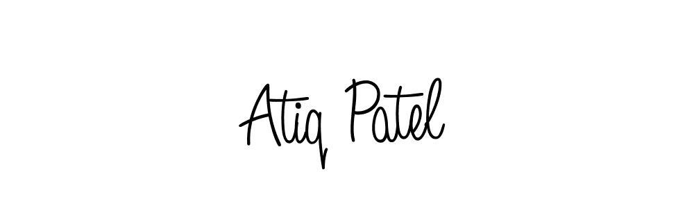 How to make Atiq Patel signature? Angelique-Rose-font-FFP is a professional autograph style. Create handwritten signature for Atiq Patel name. Atiq Patel signature style 5 images and pictures png