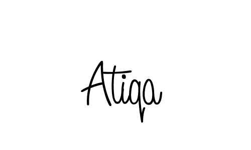 How to Draw Atiqa signature style? Angelique-Rose-font-FFP is a latest design signature styles for name Atiqa. Atiqa signature style 5 images and pictures png