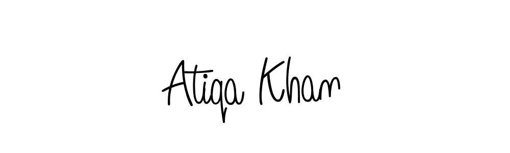 Angelique-Rose-font-FFP is a professional signature style that is perfect for those who want to add a touch of class to their signature. It is also a great choice for those who want to make their signature more unique. Get Atiqa Khan name to fancy signature for free. Atiqa Khan signature style 5 images and pictures png