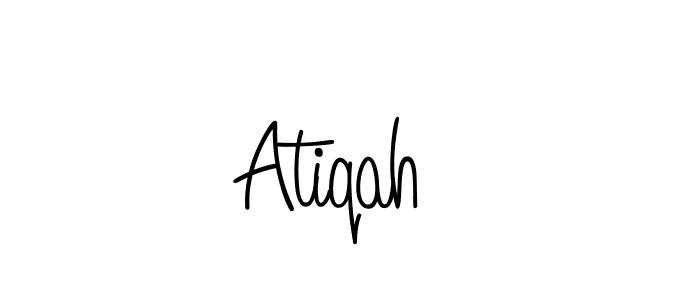 This is the best signature style for the Atiqah  name. Also you like these signature font (Angelique-Rose-font-FFP). Mix name signature. Atiqah  signature style 5 images and pictures png