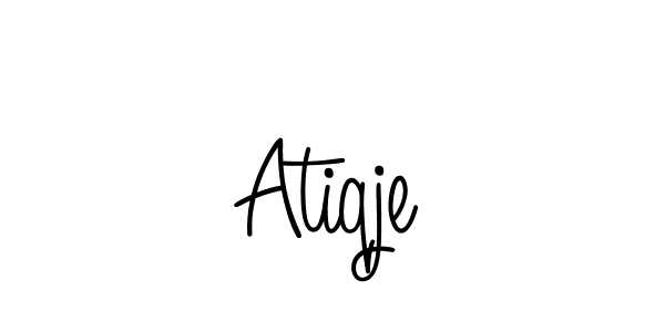 Once you've used our free online signature maker to create your best signature Angelique-Rose-font-FFP style, it's time to enjoy all of the benefits that Atiqje name signing documents. Atiqje signature style 5 images and pictures png