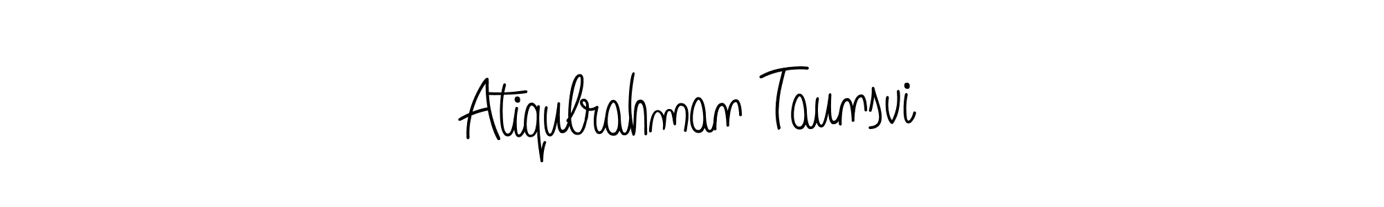 Also we have Atiqulrahman Taunsvi name is the best signature style. Create professional handwritten signature collection using Angelique-Rose-font-FFP autograph style. Atiqulrahman Taunsvi signature style 5 images and pictures png