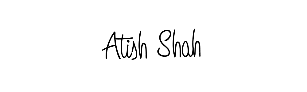 Once you've used our free online signature maker to create your best signature Angelique-Rose-font-FFP style, it's time to enjoy all of the benefits that Atish Shah name signing documents. Atish Shah signature style 5 images and pictures png