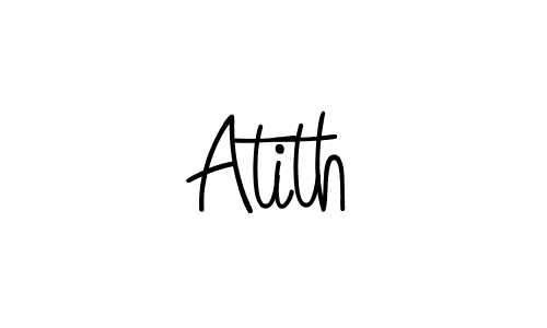 Atith stylish signature style. Best Handwritten Sign (Angelique-Rose-font-FFP) for my name. Handwritten Signature Collection Ideas for my name Atith. Atith signature style 5 images and pictures png