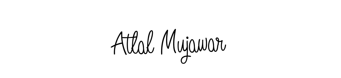 Create a beautiful signature design for name Atlal Mujawar. With this signature (Angelique-Rose-font-FFP) fonts, you can make a handwritten signature for free. Atlal Mujawar signature style 5 images and pictures png