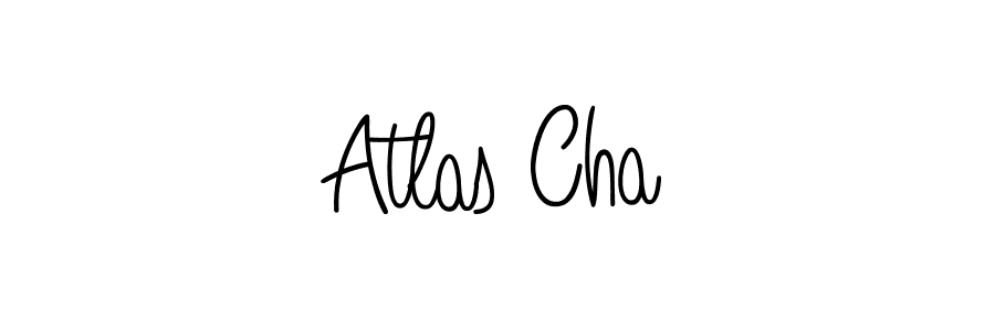 Atlas Cha stylish signature style. Best Handwritten Sign (Angelique-Rose-font-FFP) for my name. Handwritten Signature Collection Ideas for my name Atlas Cha. Atlas Cha signature style 5 images and pictures png