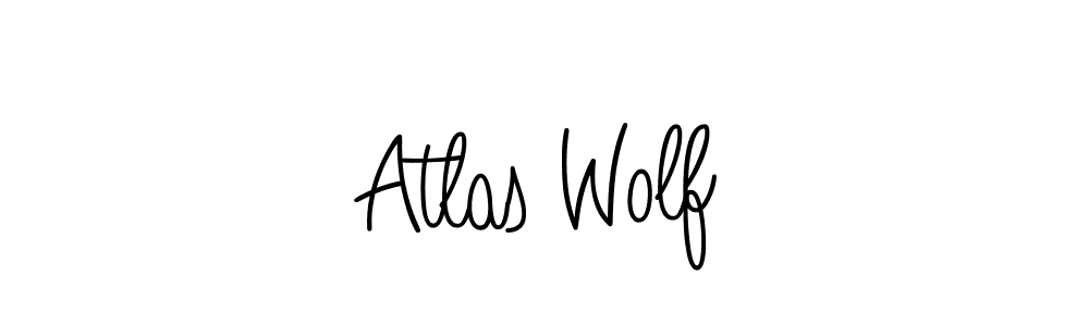 Best and Professional Signature Style for Atlas Wolf. Angelique-Rose-font-FFP Best Signature Style Collection. Atlas Wolf signature style 5 images and pictures png