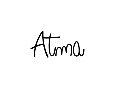 Use a signature maker to create a handwritten signature online. With this signature software, you can design (Angelique-Rose-font-FFP) your own signature for name Atma. Atma signature style 5 images and pictures png