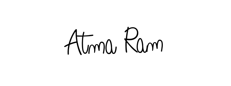 You should practise on your own different ways (Angelique-Rose-font-FFP) to write your name (Atma Ram) in signature. don't let someone else do it for you. Atma Ram signature style 5 images and pictures png