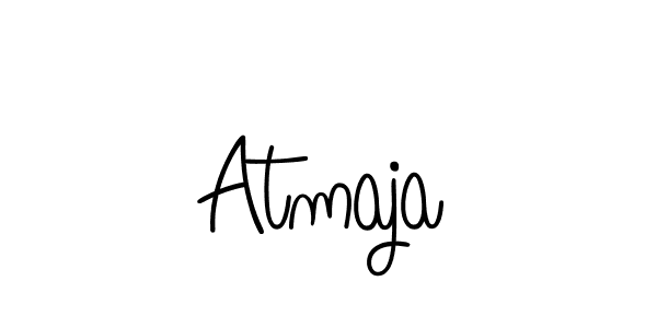 Atmaja stylish signature style. Best Handwritten Sign (Angelique-Rose-font-FFP) for my name. Handwritten Signature Collection Ideas for my name Atmaja. Atmaja signature style 5 images and pictures png
