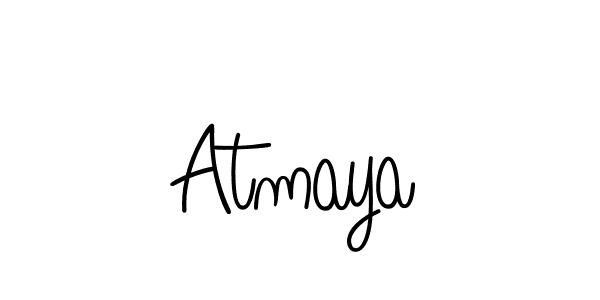 Design your own signature with our free online signature maker. With this signature software, you can create a handwritten (Angelique-Rose-font-FFP) signature for name Atmaya. Atmaya signature style 5 images and pictures png