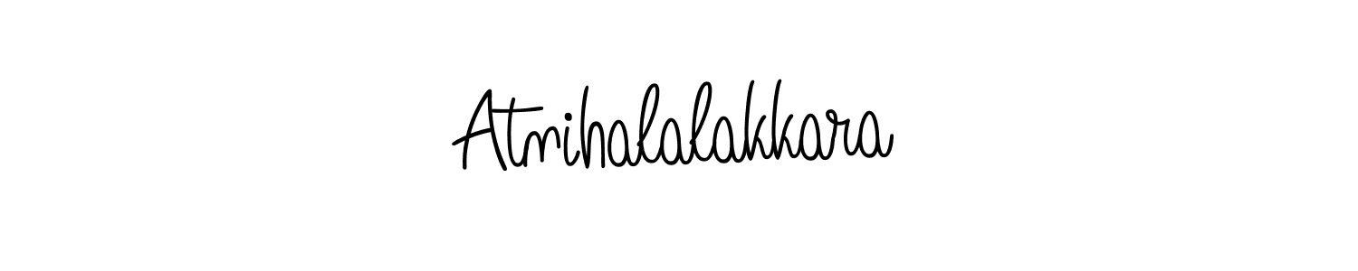 The best way (Angelique-Rose-font-FFP) to make a short signature is to pick only two or three words in your name. The name Atnihalalakkara include a total of six letters. For converting this name. Atnihalalakkara signature style 5 images and pictures png