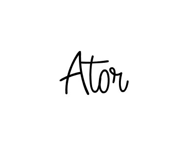 Create a beautiful signature design for name Ator. With this signature (Angelique-Rose-font-FFP) fonts, you can make a handwritten signature for free. Ator signature style 5 images and pictures png