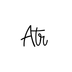 How to make Atr signature? Angelique-Rose-font-FFP is a professional autograph style. Create handwritten signature for Atr name. Atr signature style 5 images and pictures png