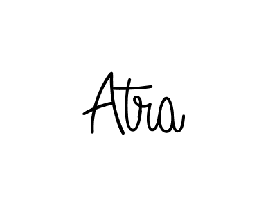 You should practise on your own different ways (Angelique-Rose-font-FFP) to write your name (Atra) in signature. don't let someone else do it for you. Atra signature style 5 images and pictures png